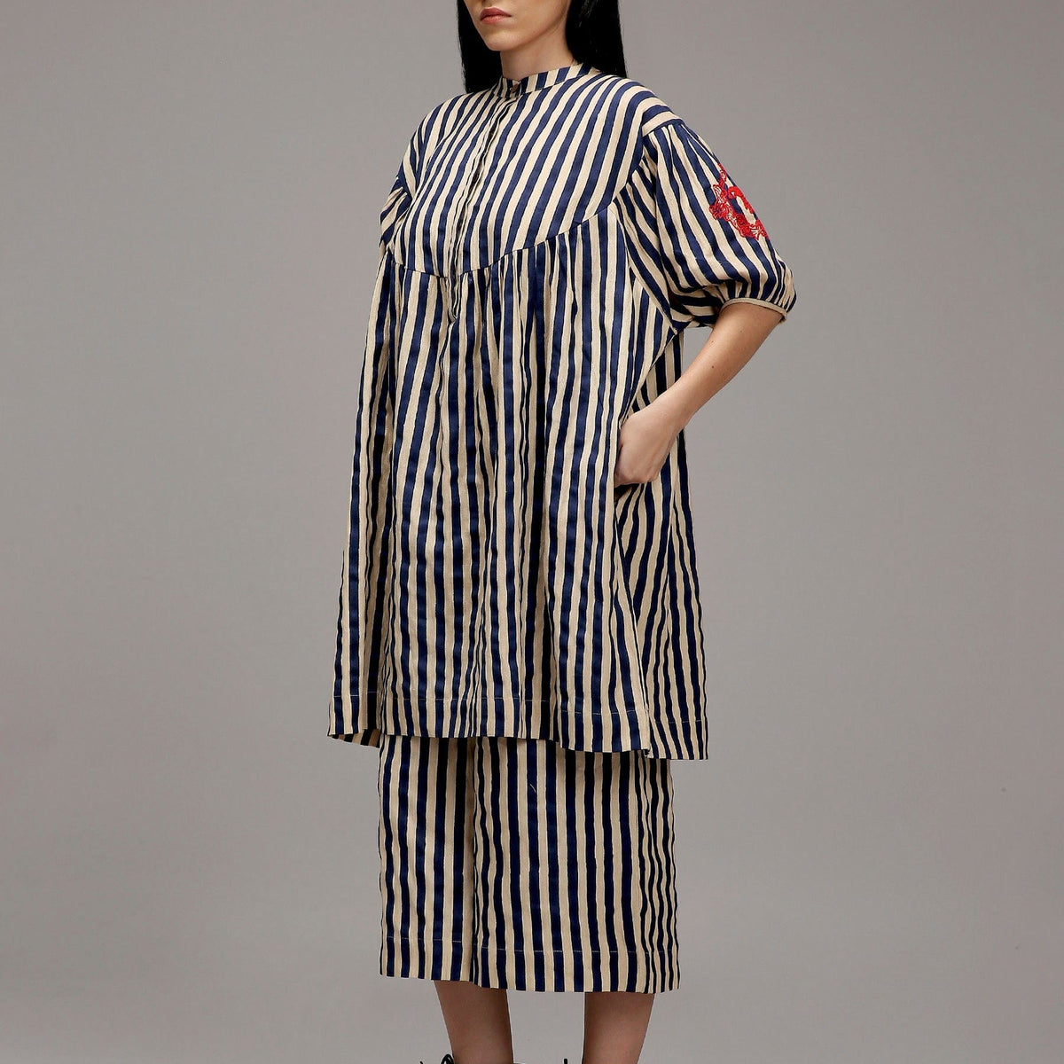 Mustard Spade EMB Acra Tunic main image 1