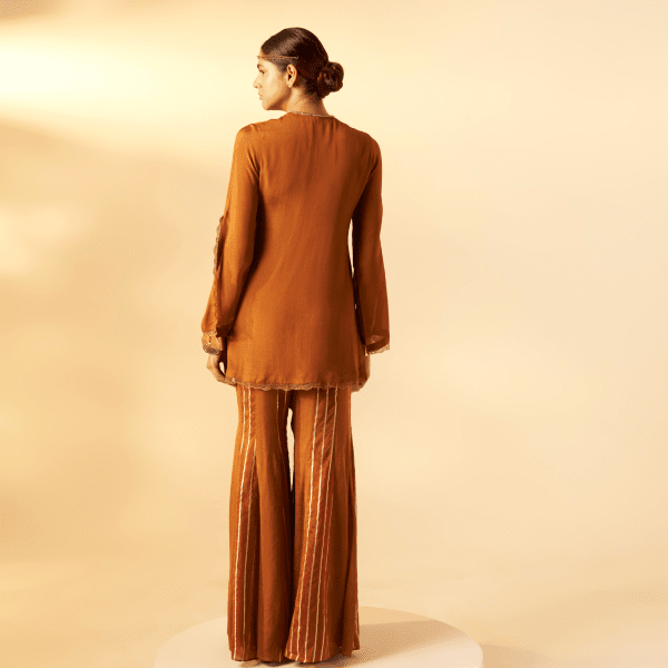 Gauri- Festive short tunic set — view 2