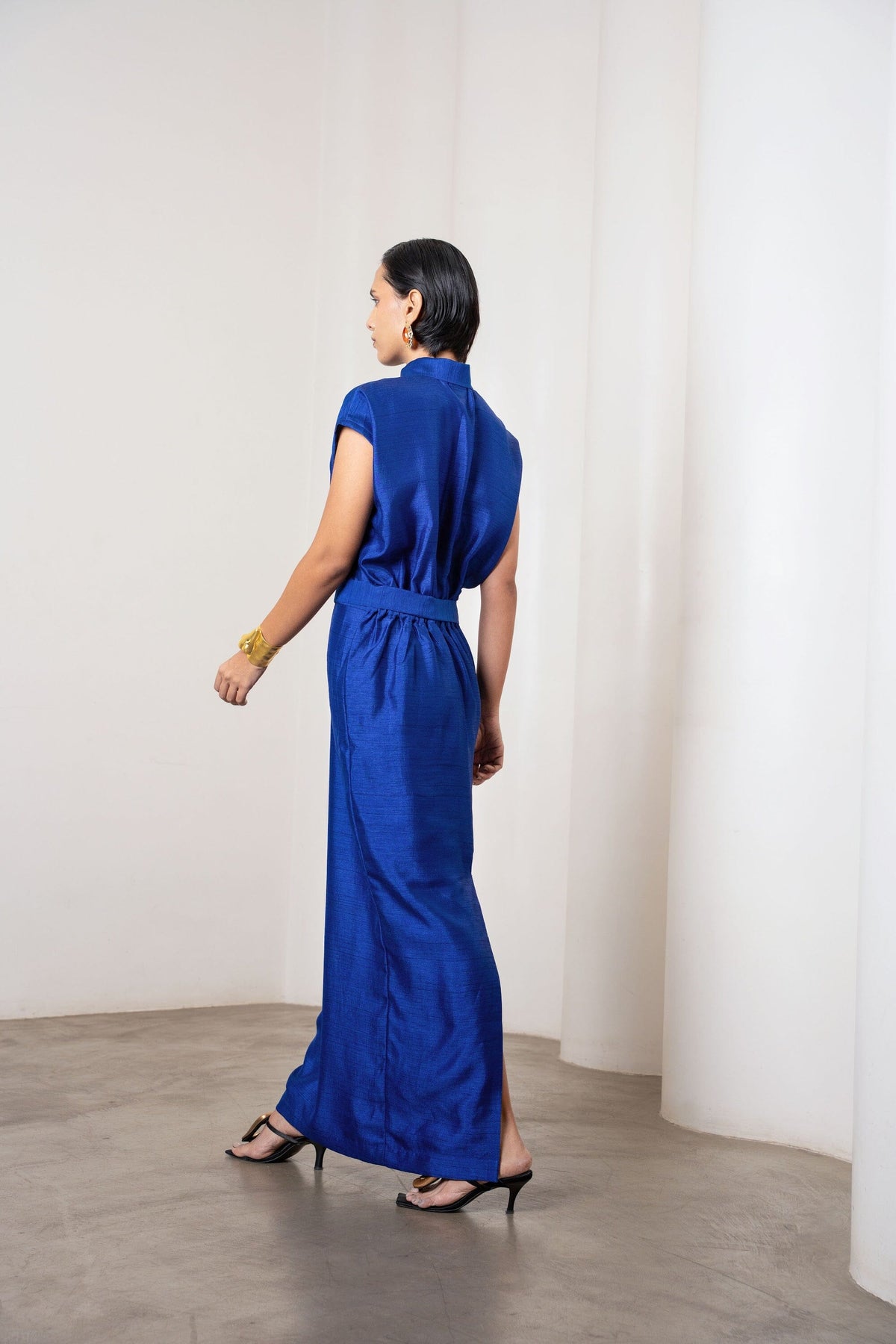 Maya Dress Blue by Shriya Singhi