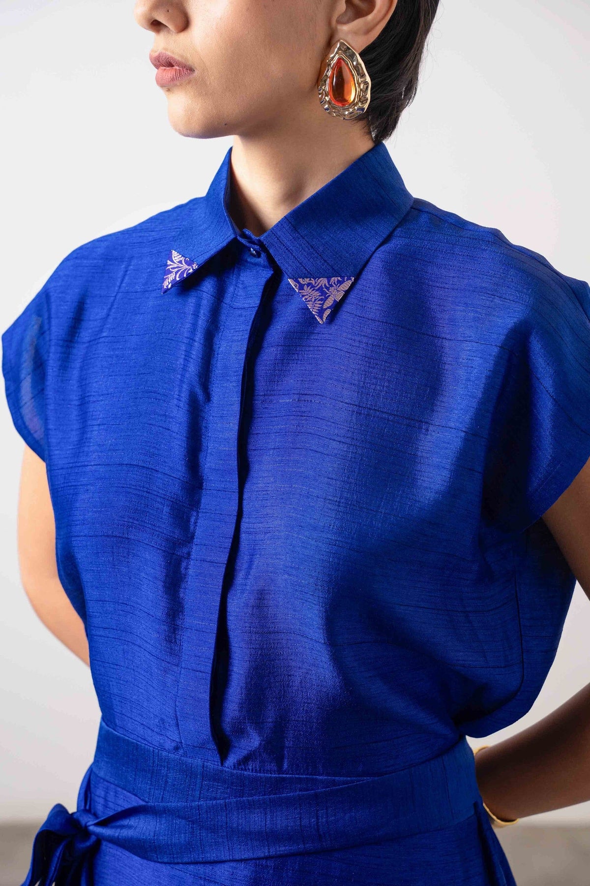 Maya Dress Blue by Shriya Singhi