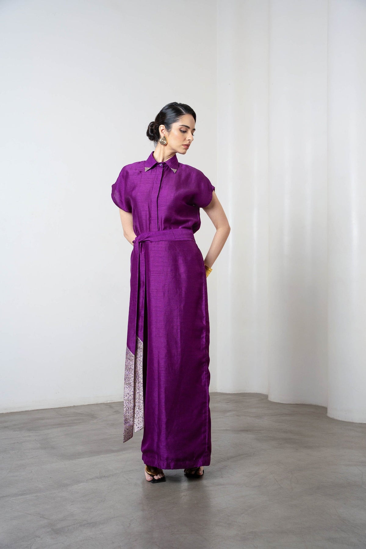 Maya Dress Purple by Shriya Singhi