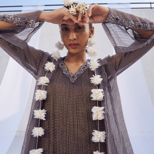 Shanta- Jacket with tunic set — view 3