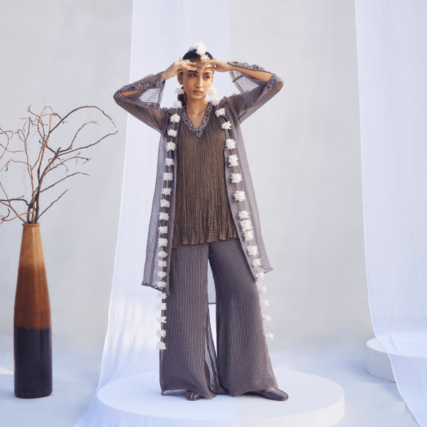 Shanta- Jacket with tunic set — view 1