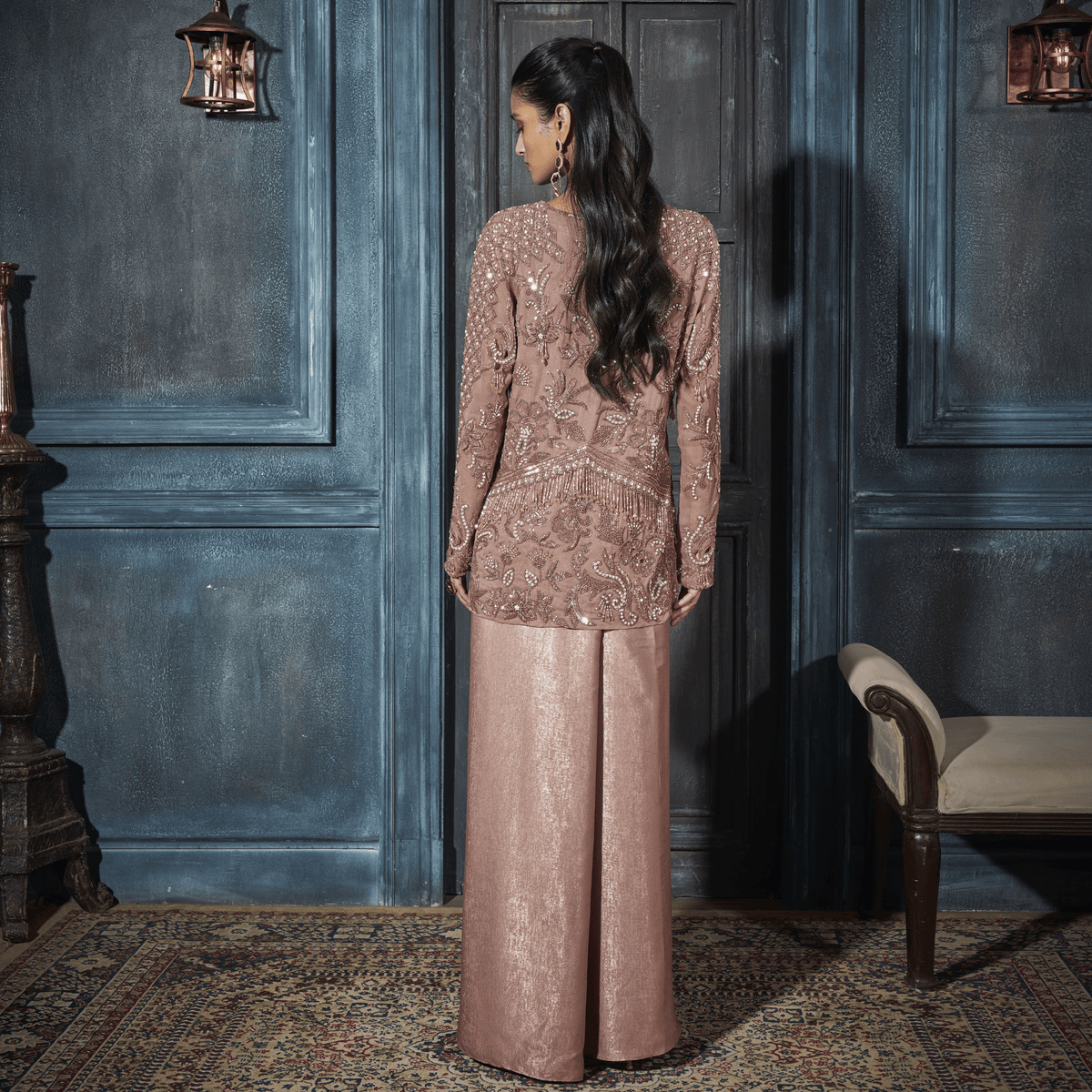 Waterfall Skirt, Embroidered Tunic — view 3