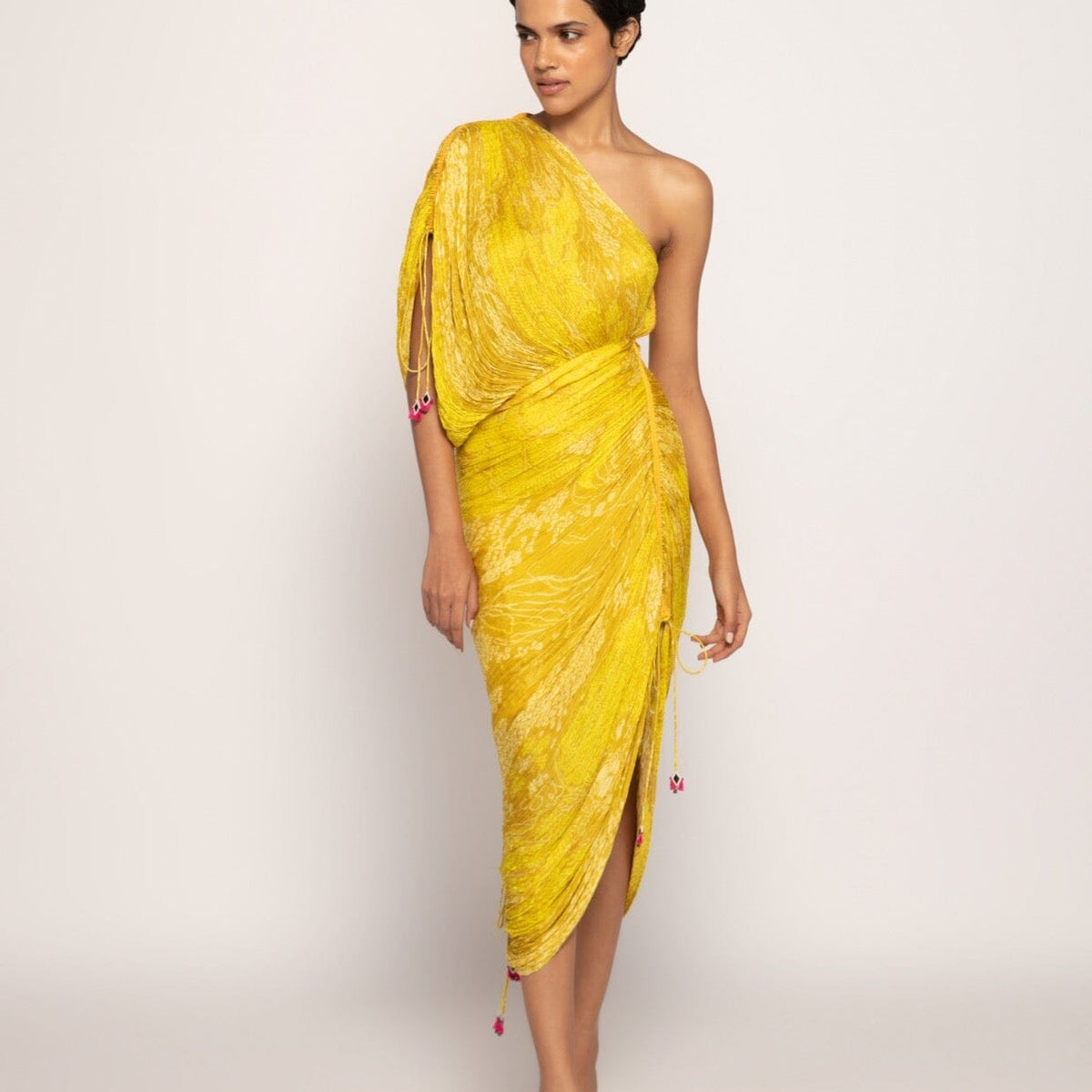 SARE ELEGANT DRESS - SALMON main image 1