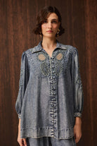 Alya Embroidered Shirt With Pants — photo 2