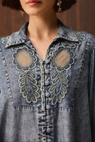 Alya Embroidered Shirt With Pants — photo 3