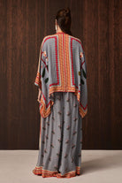 Aya Embroidered Cape with Pants — photo 5