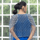 BHAVANI-Tasselled Shoulder Cape Set — view 5