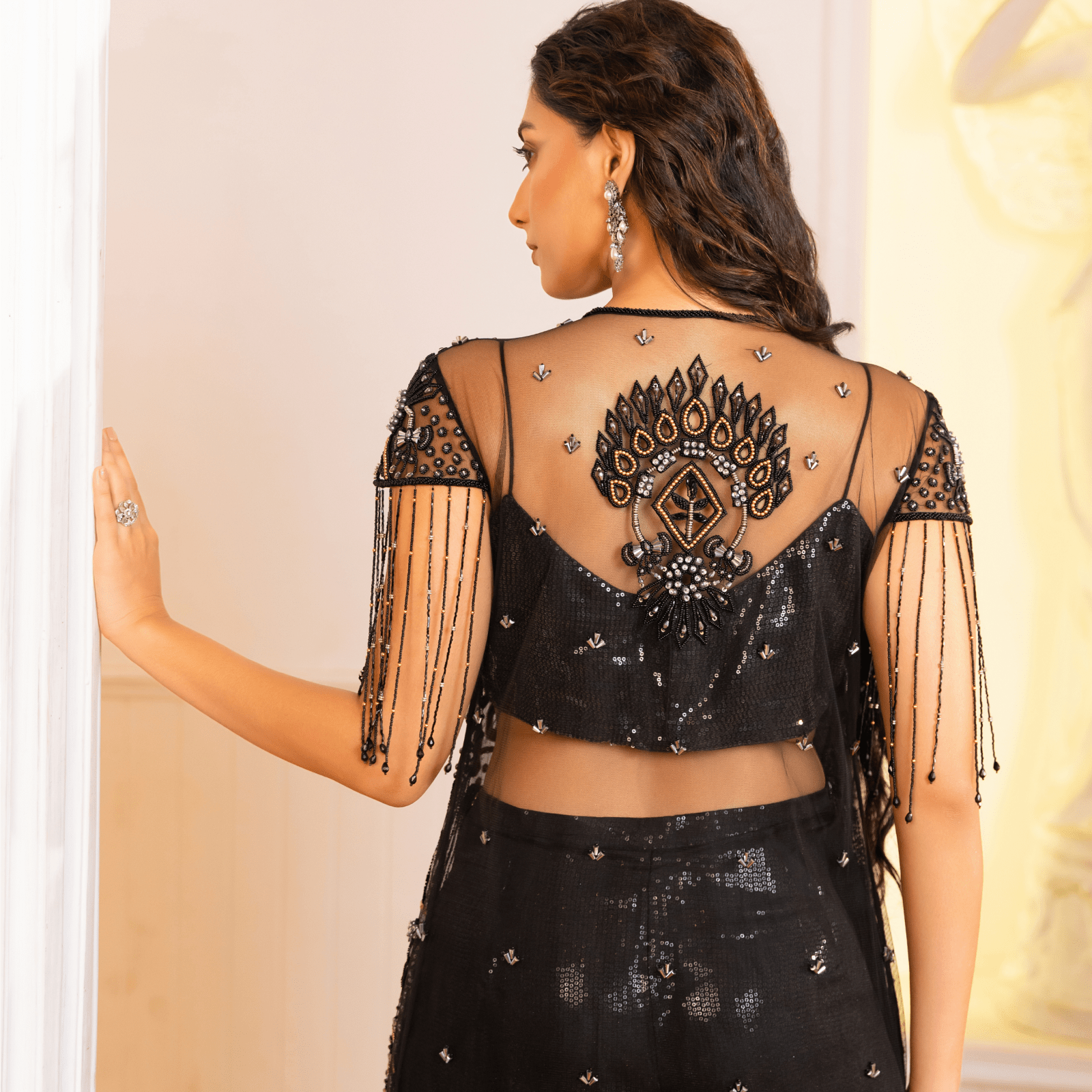 CHANDI- Cutwork Festive Tunic Set — view 3