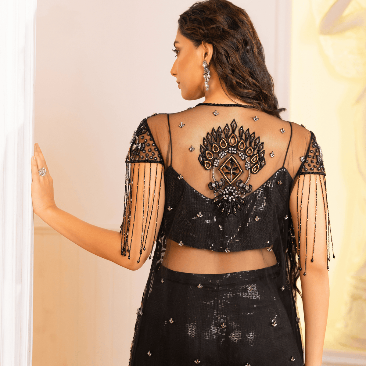 CHANDI- Cutwork Festive Tunic Set — view 3
