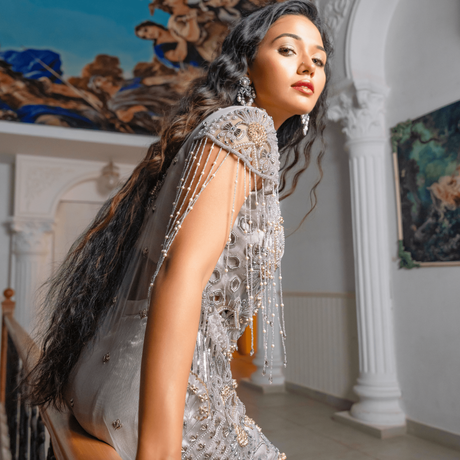 CHANDI- Cutwork Festive Tunic Set — view 9