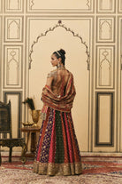 Chitrangi Brocade Phulkari Lehenga Set by ITRH