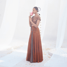Dayamayi- Festive Draped saree blouse set — view 3
