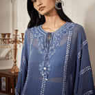 Embroidered Kaftan, inner, Flare Pants — view 2