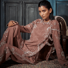 Embroidered Tunic, Bustier, Flare Pants — view 4