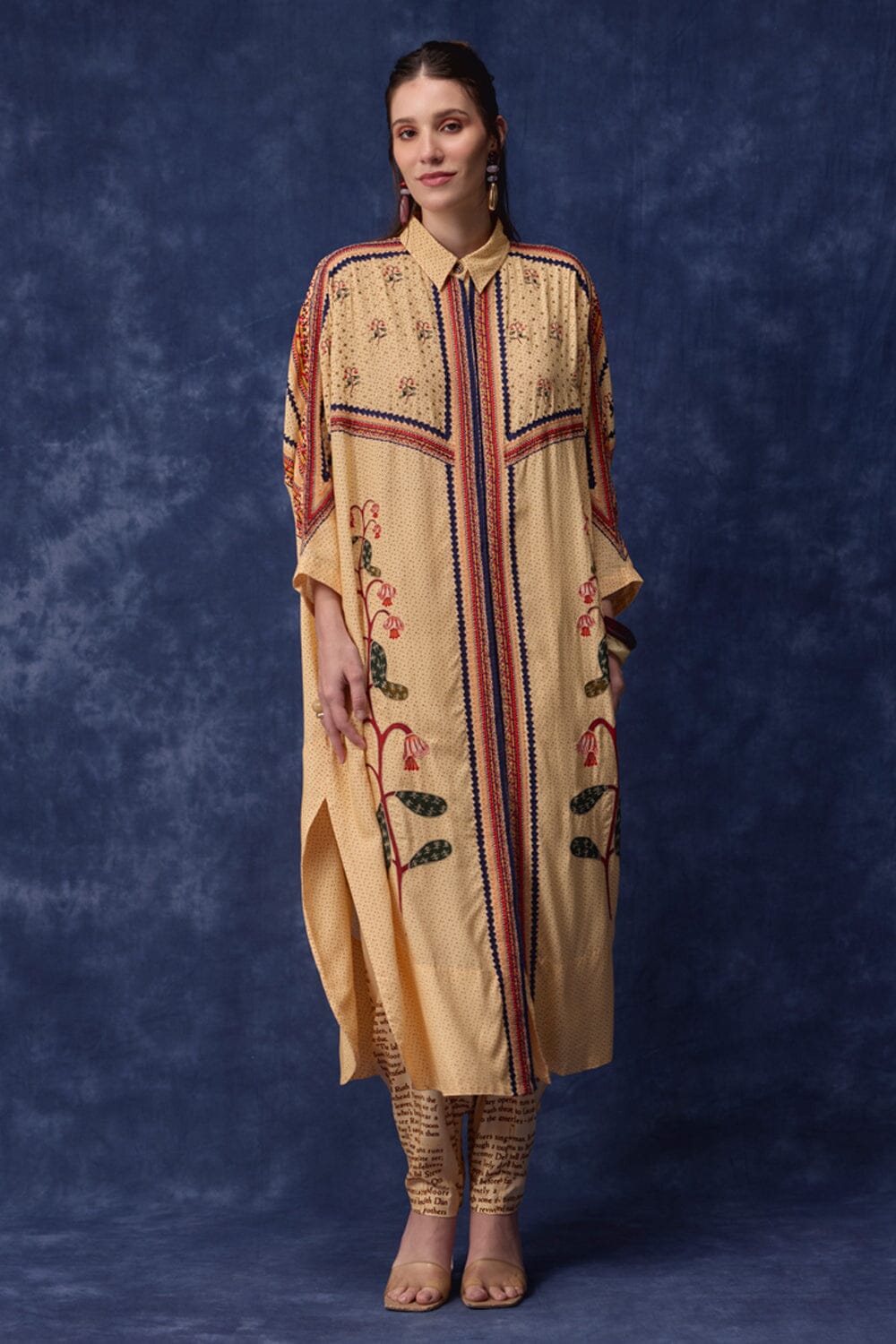 Emi Embroidered Shirt With Pants — photo 1