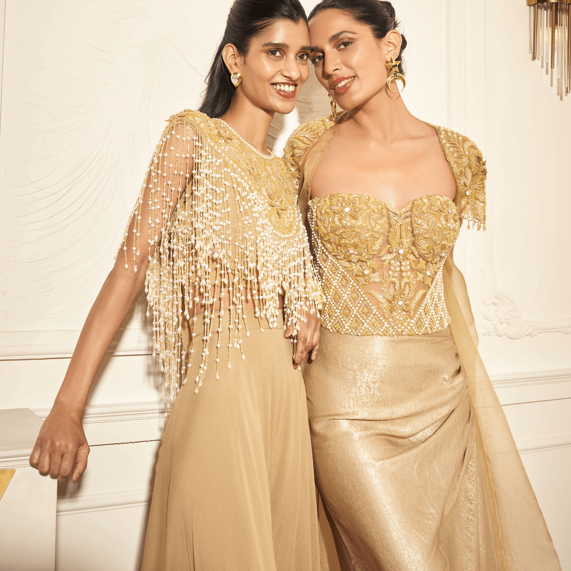 Flare Palazzos, Heavy tasseled high- low Top — view 4
