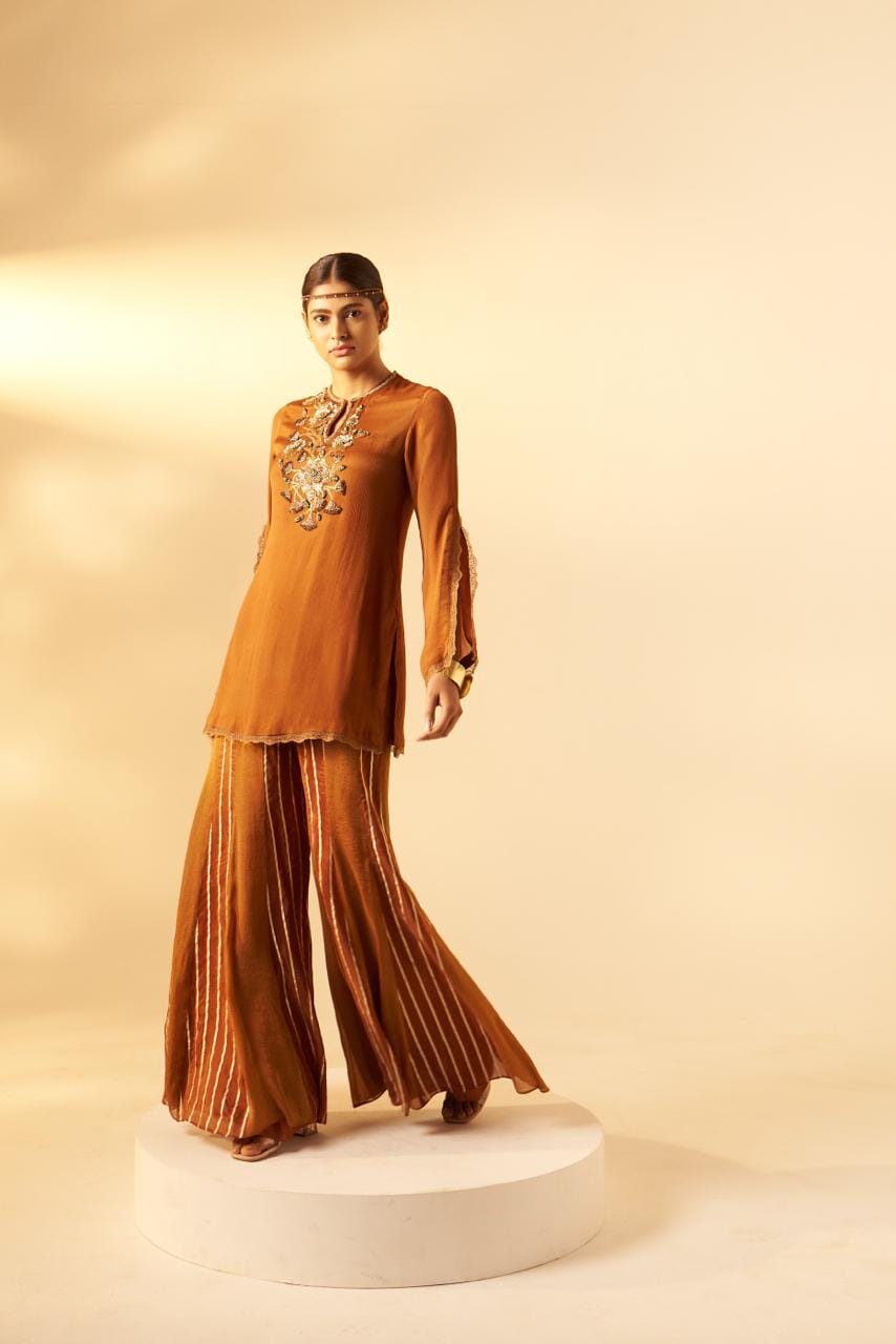 Gauri-  Festive short tunic set