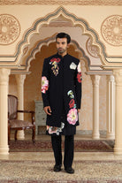 Handpainted Phoolkumar Embroidered Indo Set by Kudrat by Chirag