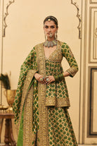Hara Bandhej Sharara Set by ITRH