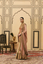 Hariyal Velvet Brocade Farshi Set by ITRH