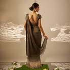Ishvari- Heavy draped saree set — view 4
