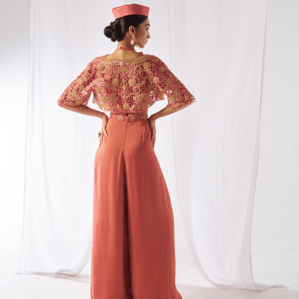 Kantimati- Cape, bustier and palazzos set — view 4