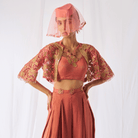 Kantimati- Cape, bustier and palazzos set — view 3