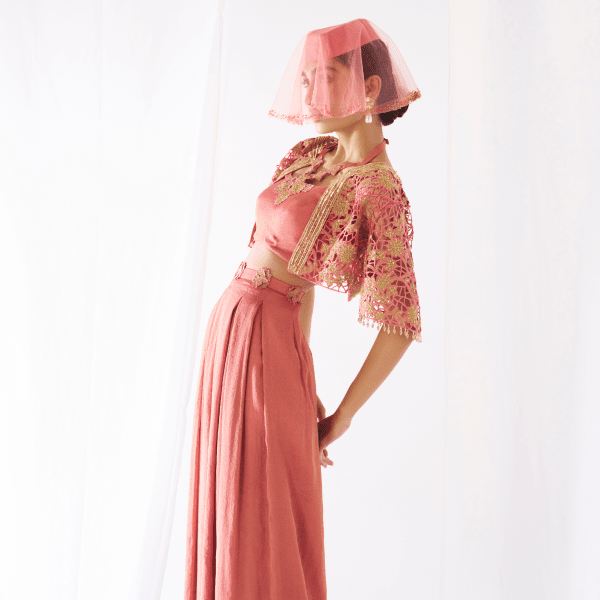 Kantimati- Cape, bustier and palazzos set — view 2