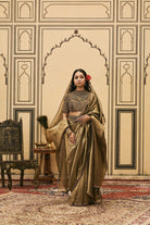 Krishnavarna Jadaau Saree Set by ITRH