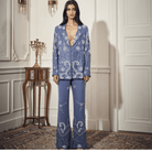 Long Blazer, Bustier, Flare Pants — view 5