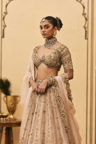 Maang Tika Tissue Lehenga Set by ITRH