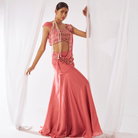 Mahagauri- Stylish heavy draped saree set — view 4