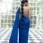 MAHASHAKTI-Embroidered Pre-Draped Saree — view 3
