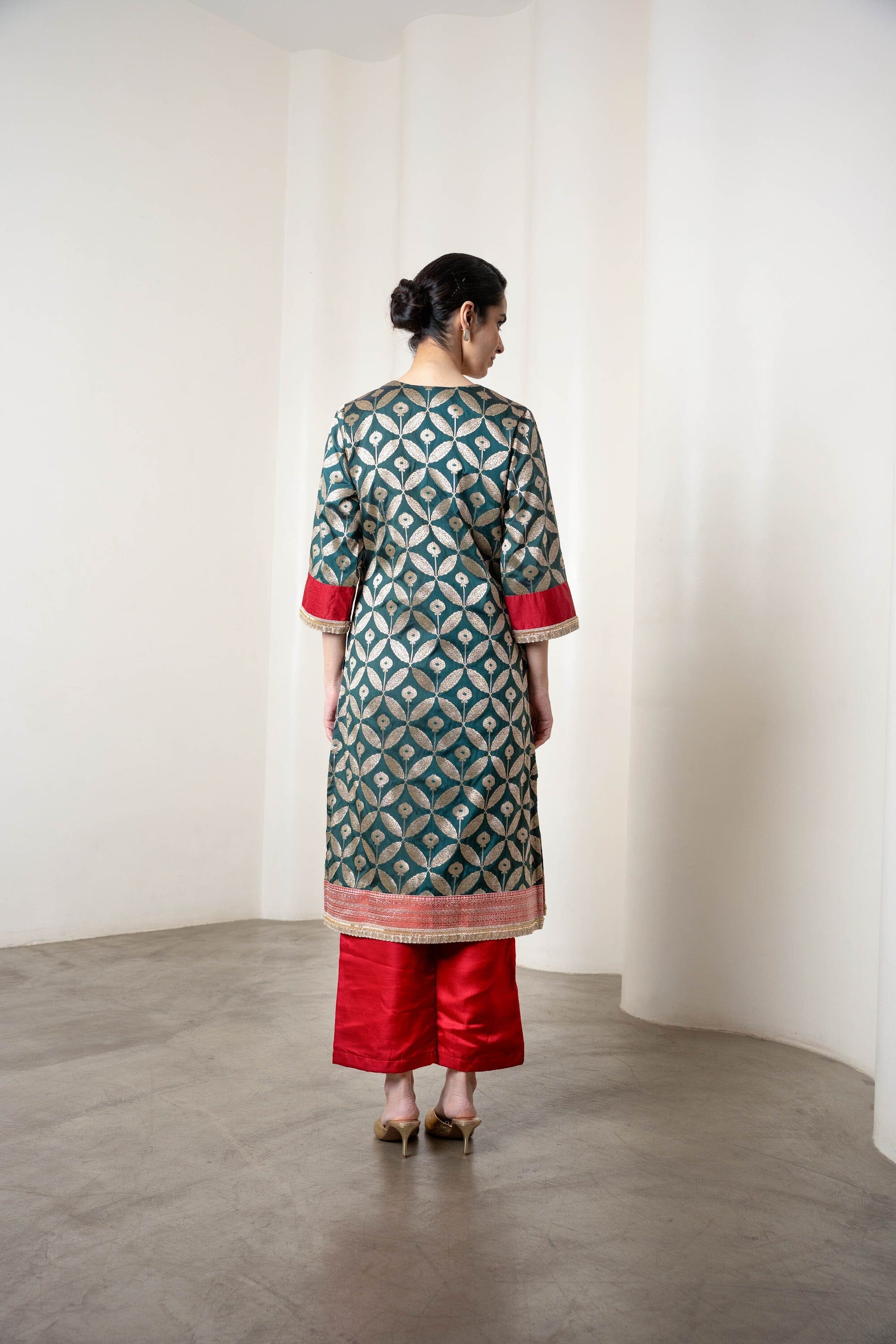 Masoom Kurta Set Green by Shriya Singhi