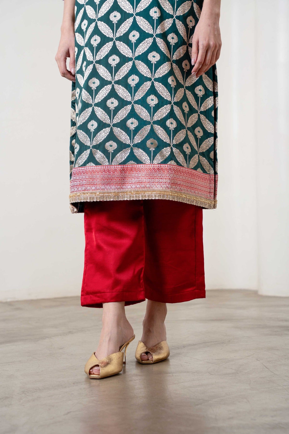 Masoom Kurta Set Green by Shriya Singhi