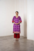 Masoom Kurta Set Purple by Shriya Singhi