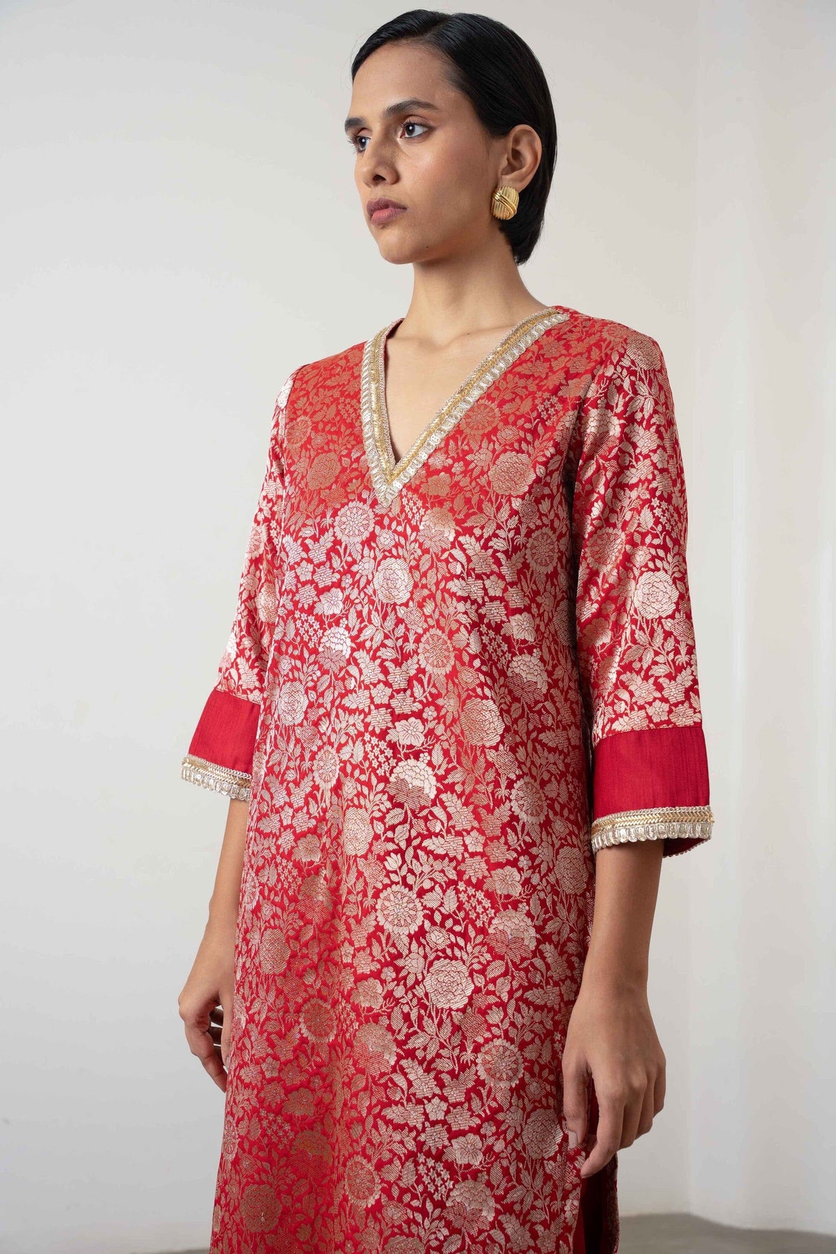 Masoom Kurta Set Red by Shriya Singhi