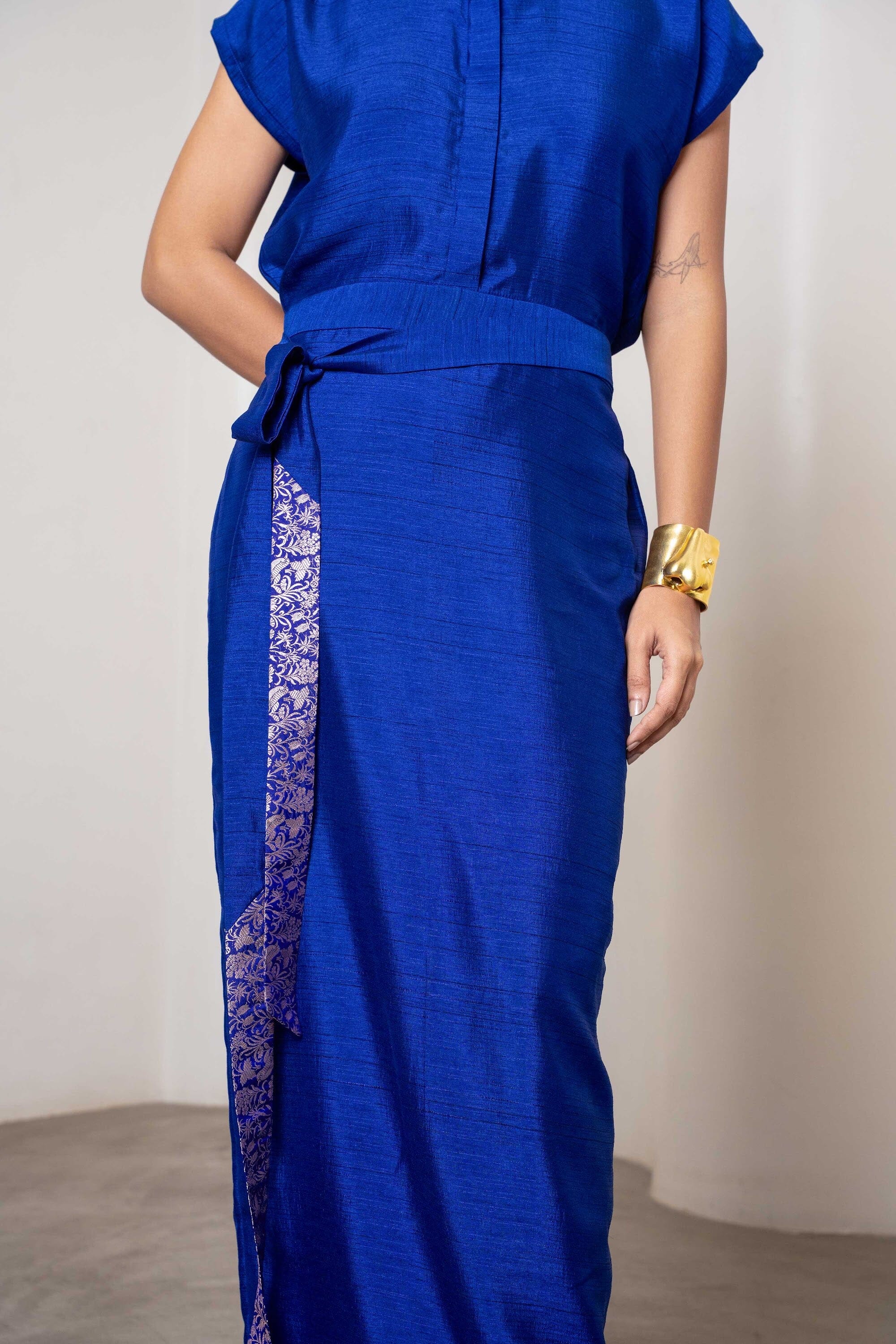 Maya Dress Blue by Shriya Singhi