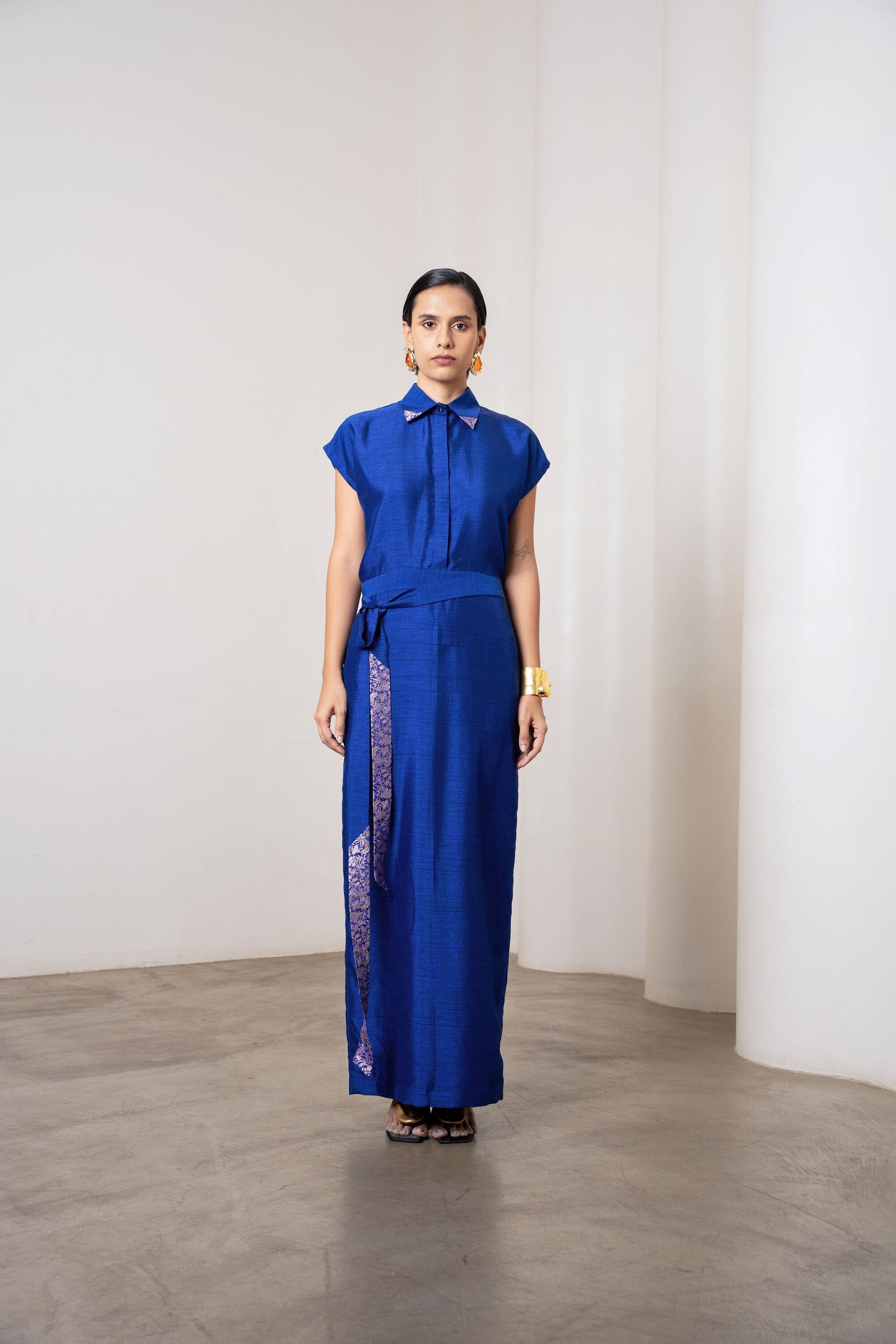 Maya Dress Blue by Shriya Singhi