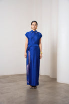 Maya Dress Blue by Shriya Singhi