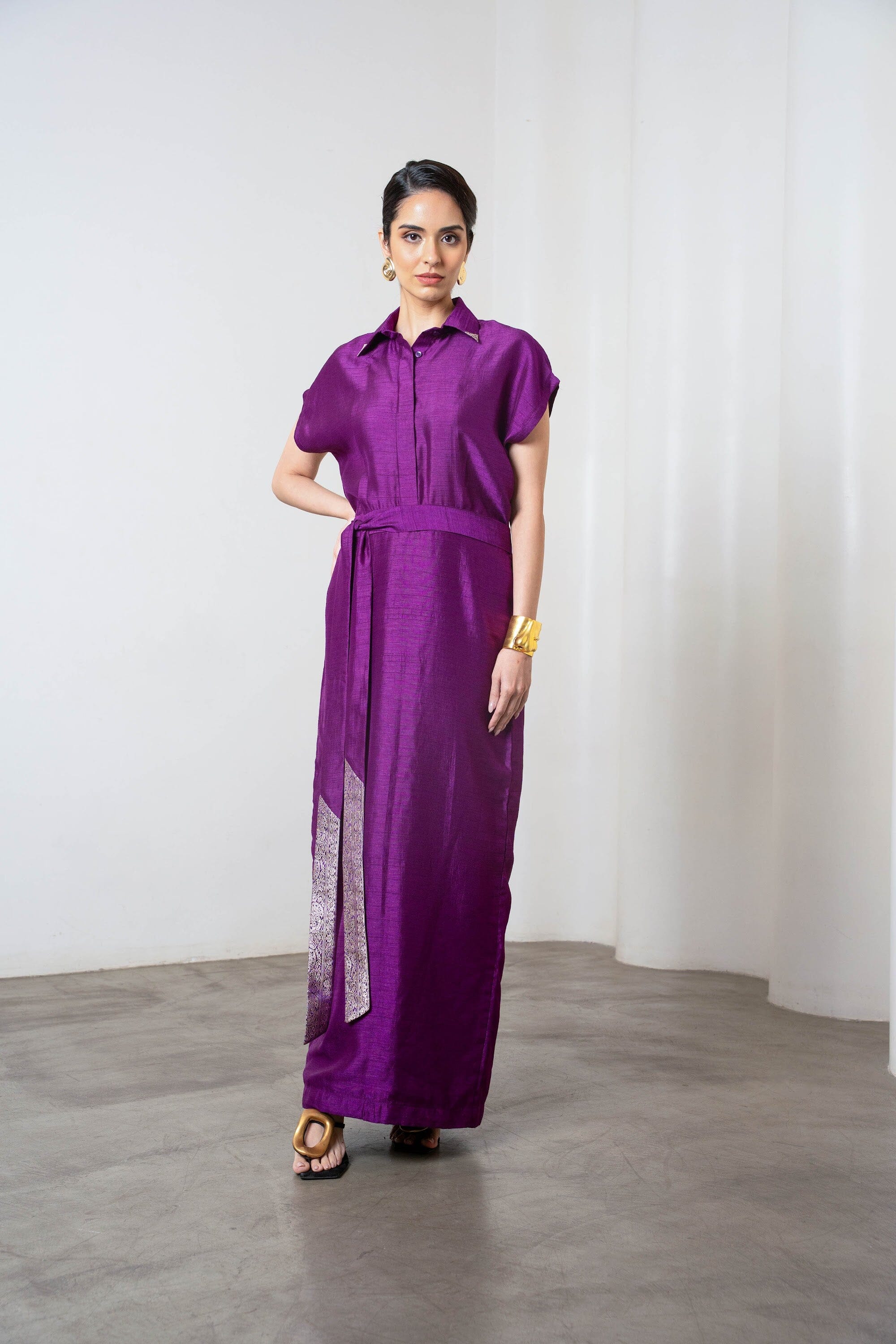 Maya Dress Purple by Shriya Singhi
