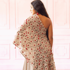 NARAYANI-Cutwork Cape Palazzo Set — view 4