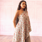 NARAYANI-Cutwork Cape Palazzo Set — view 1