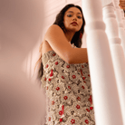 NARAYANI-Cutwork Cape Palazzo Set — view 2