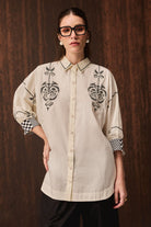 Piya Embroidered Shirt With Pants — photo 2