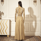 Pleated Palazzos, Embroidered Blouse — view 4