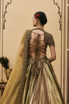Rangoli Tissue Brocade Lehenga by ITRH