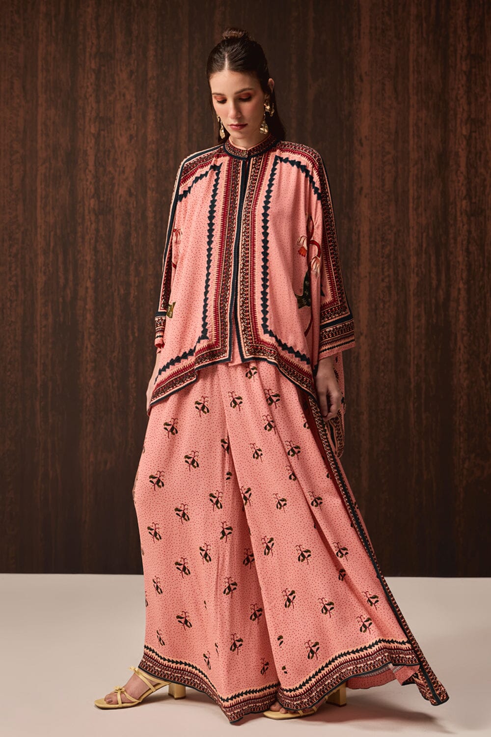 Reby Embroidered Cape with Pants — photo 1